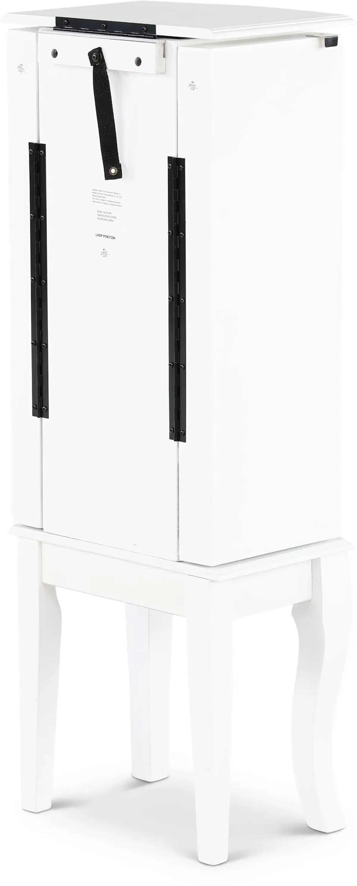 Contemporary White Jewelry Armoire