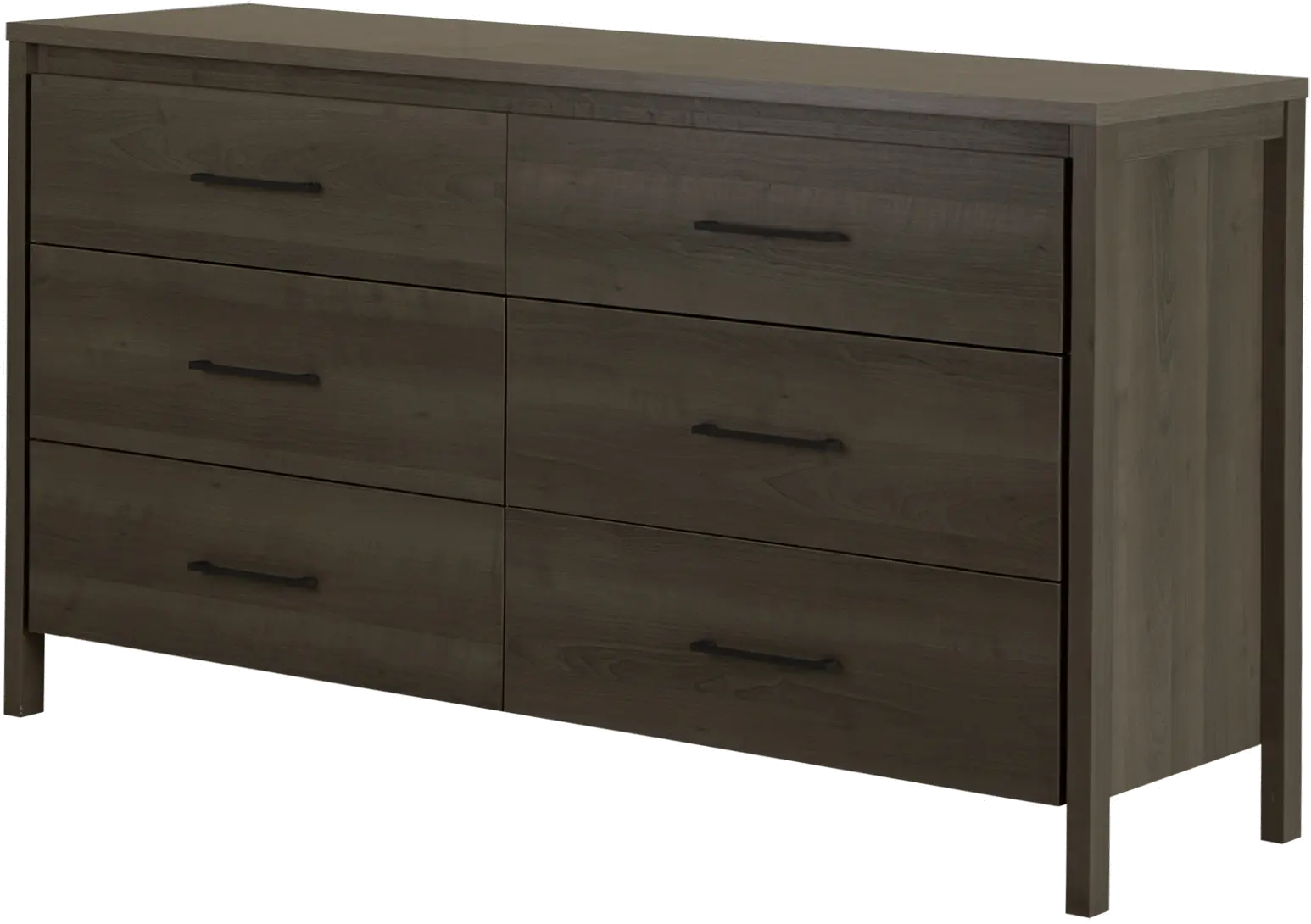 Gravity Gray Maple 6-Drawer Double Dresser - South Shore