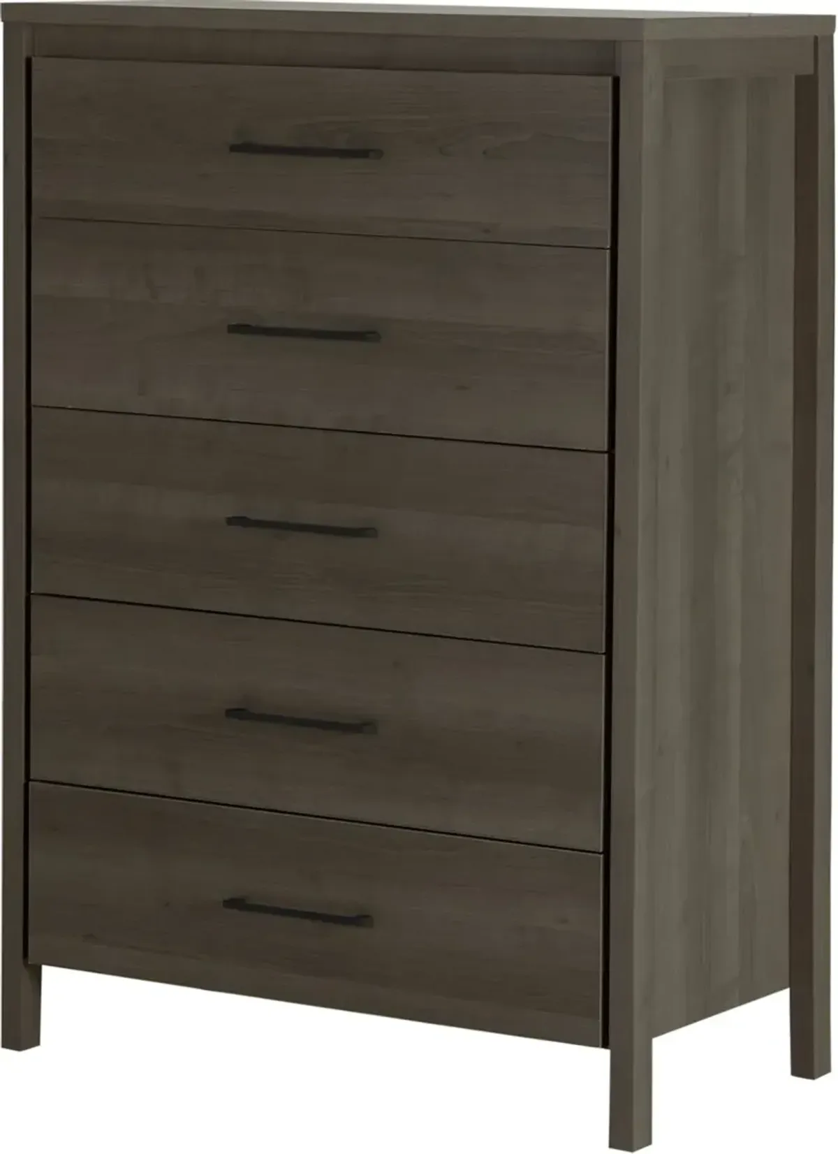 Gravity Gray Maple 5-Drawer Chest - South Shore