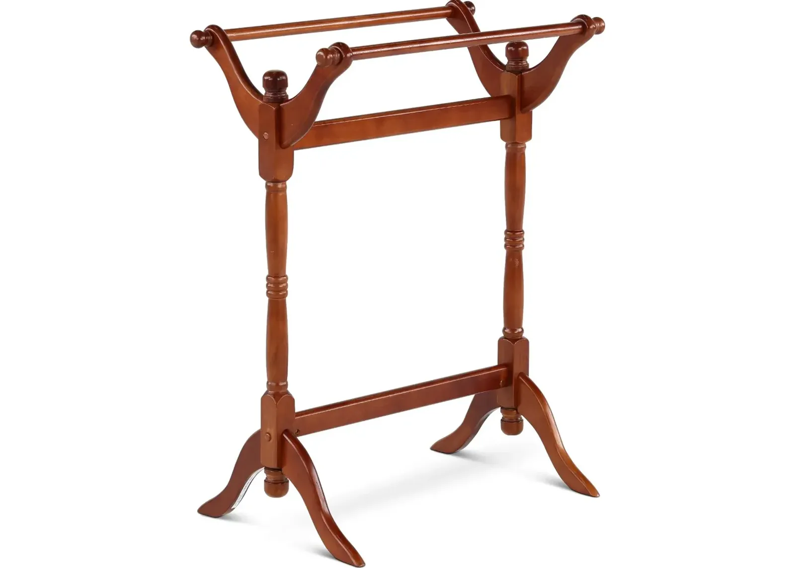 Traditional Heirloom Cherry Blanket Rack