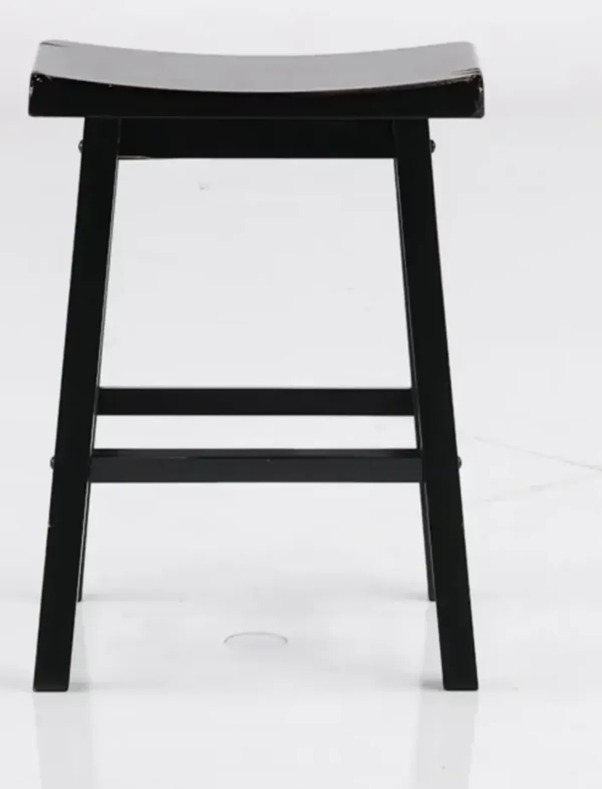 Saddle Black Counter Height Stool