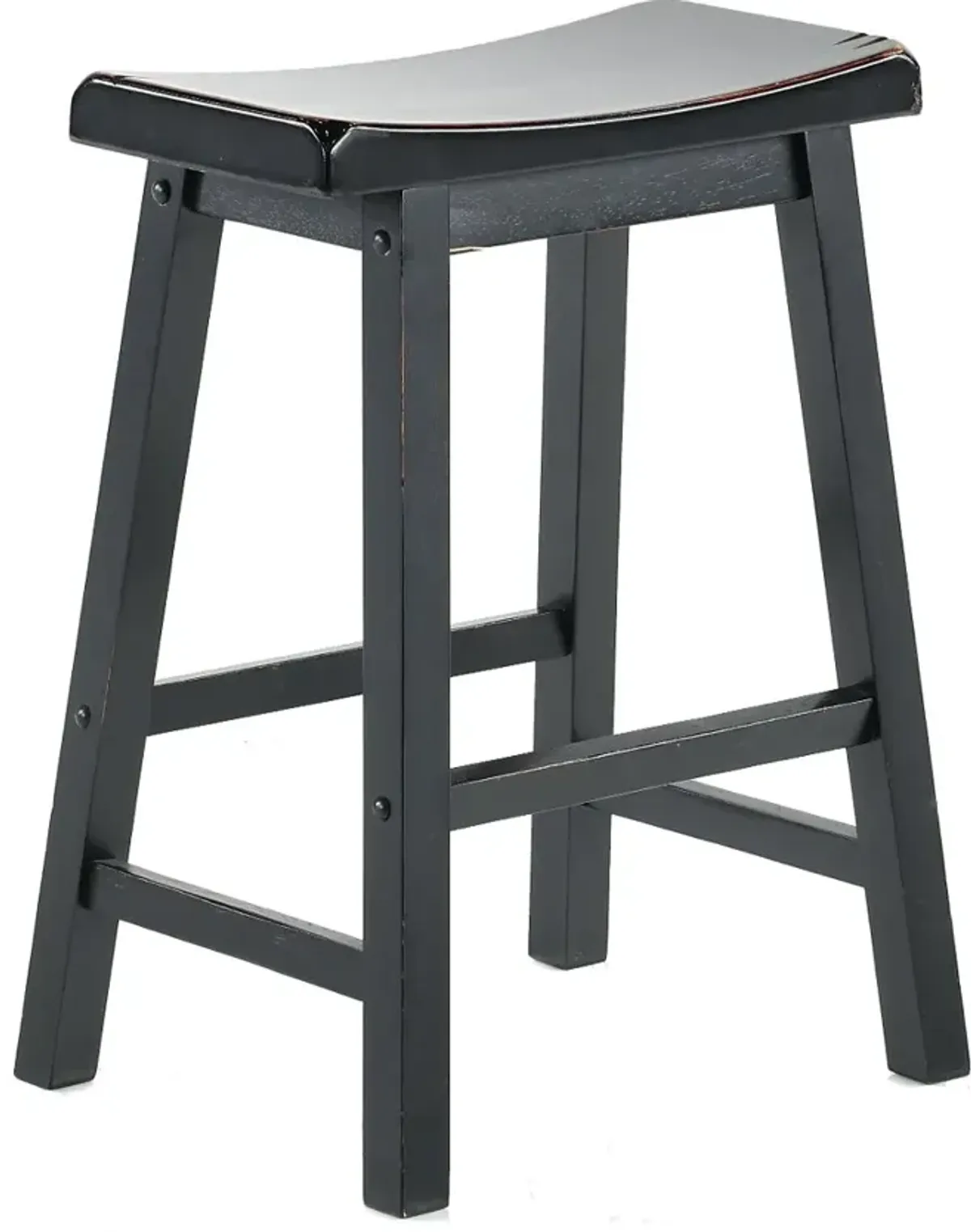 Saddle Black Counter Height Stool