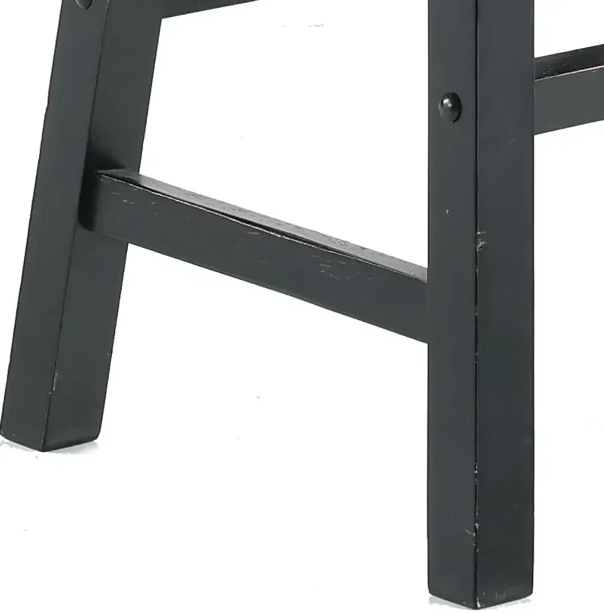 Saddle Black Counter Height Stool