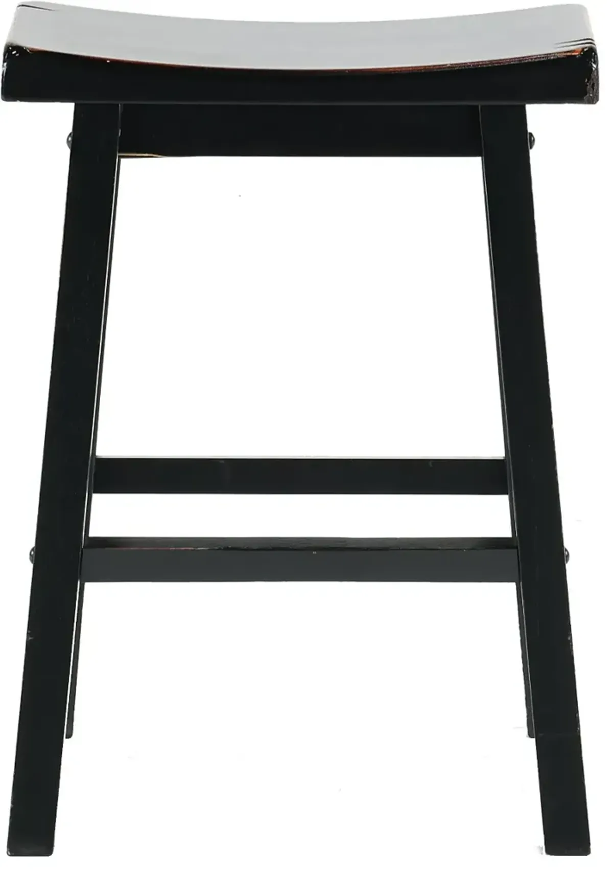 Saddle Black Counter Height Stool