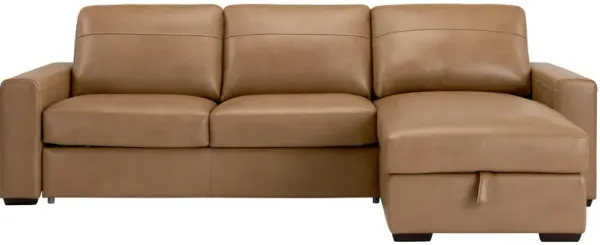 Harley 3-pc. Leather Sofa Chaise