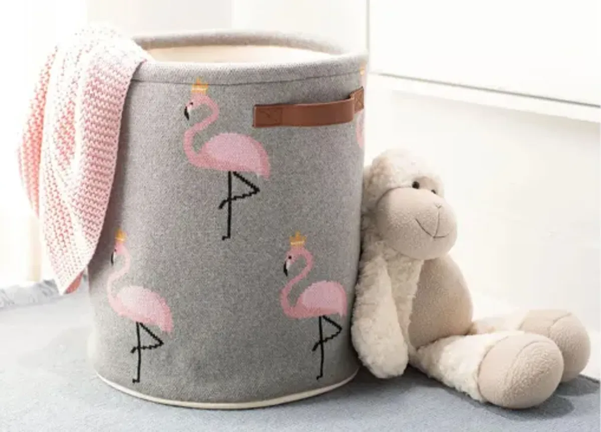 Flora Flamingo Basket