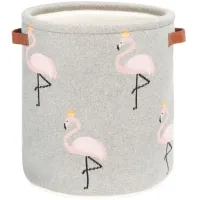 Flora Flamingo Basket