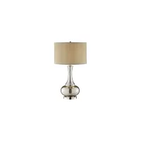 Linore Glass Table Lamp in Silver and Gold by Stein World