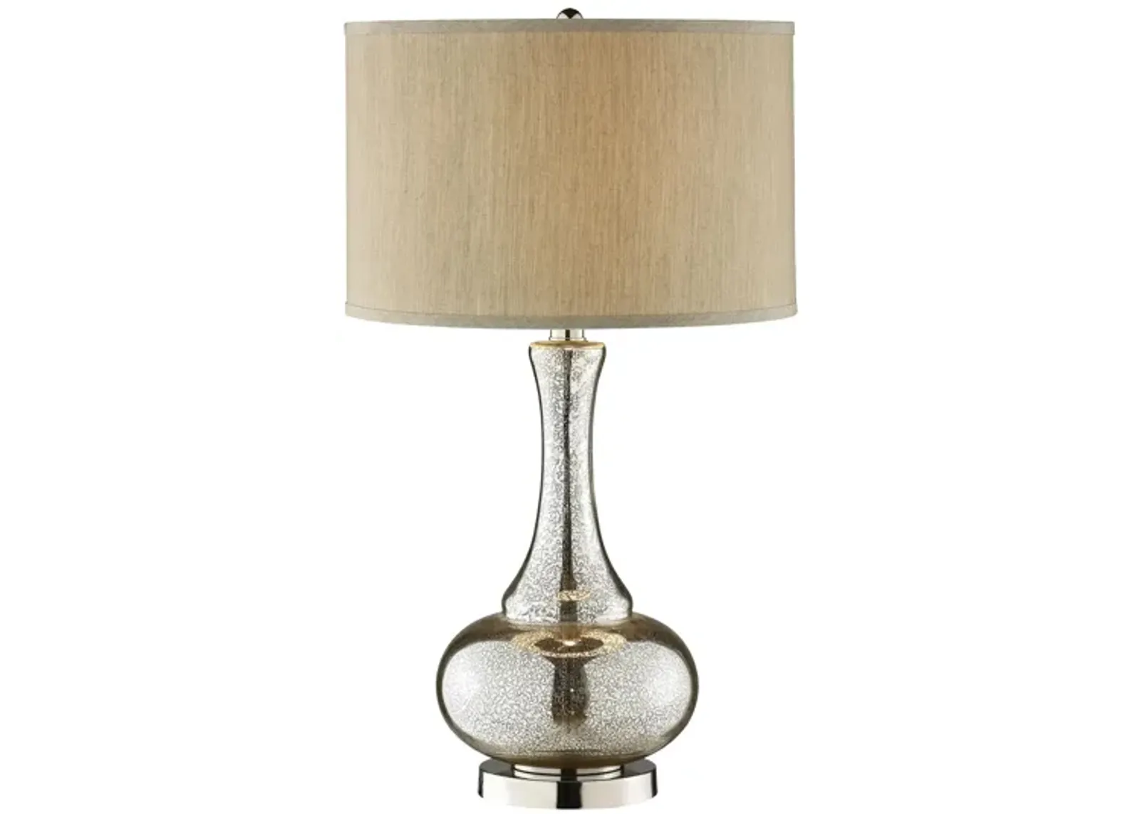 Linore Glass Table Lamp in Silver and Gold by Stein World