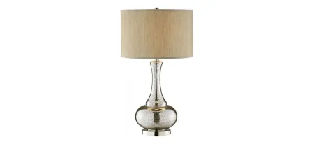 Linore Glass Table Lamp in Silver and Gold by Stein World