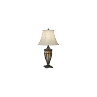 Lexington Table Lamp w/ Night-Light in Bronze / Gold by Pacific Coast