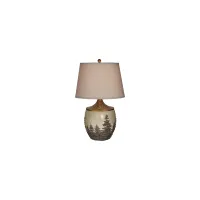 Great Forest Table Lamp in Antique Copper by Pacific Coast