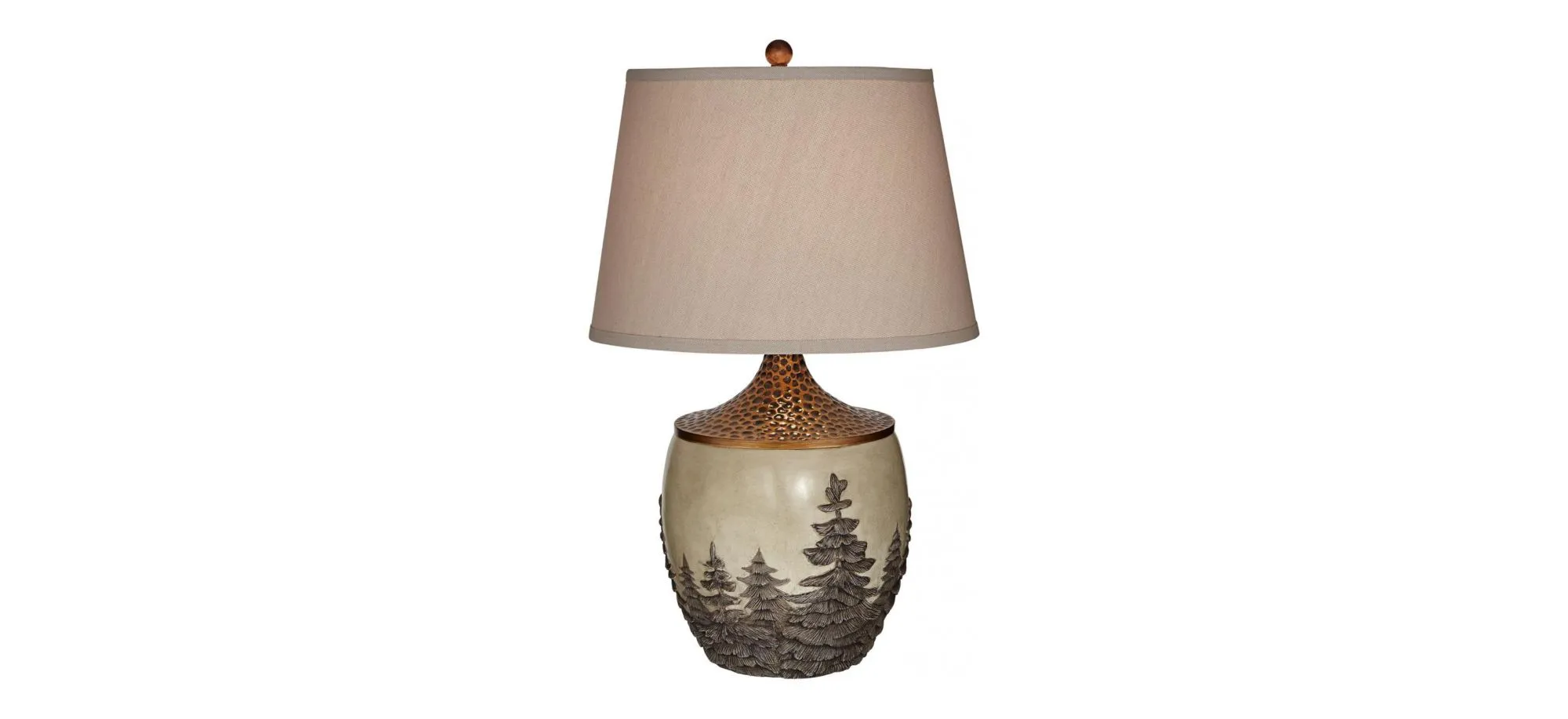 Great Forest Table Lamp in Antique Copper by Pacific Coast
