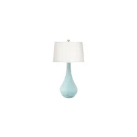 City Shadow Table Lamp in Teal Blue by Pacific Coast