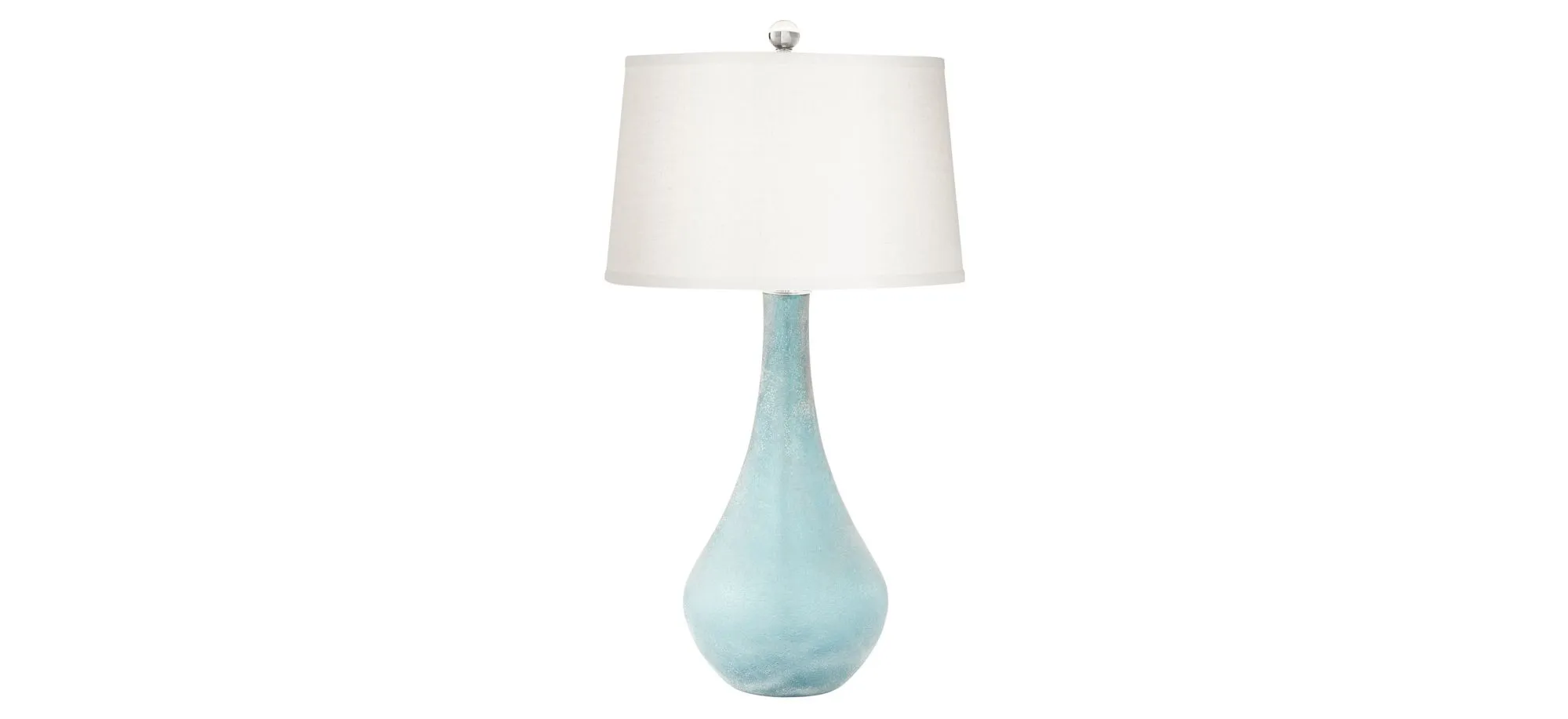 City Shadow Table Lamp in Teal Blue by Pacific Coast