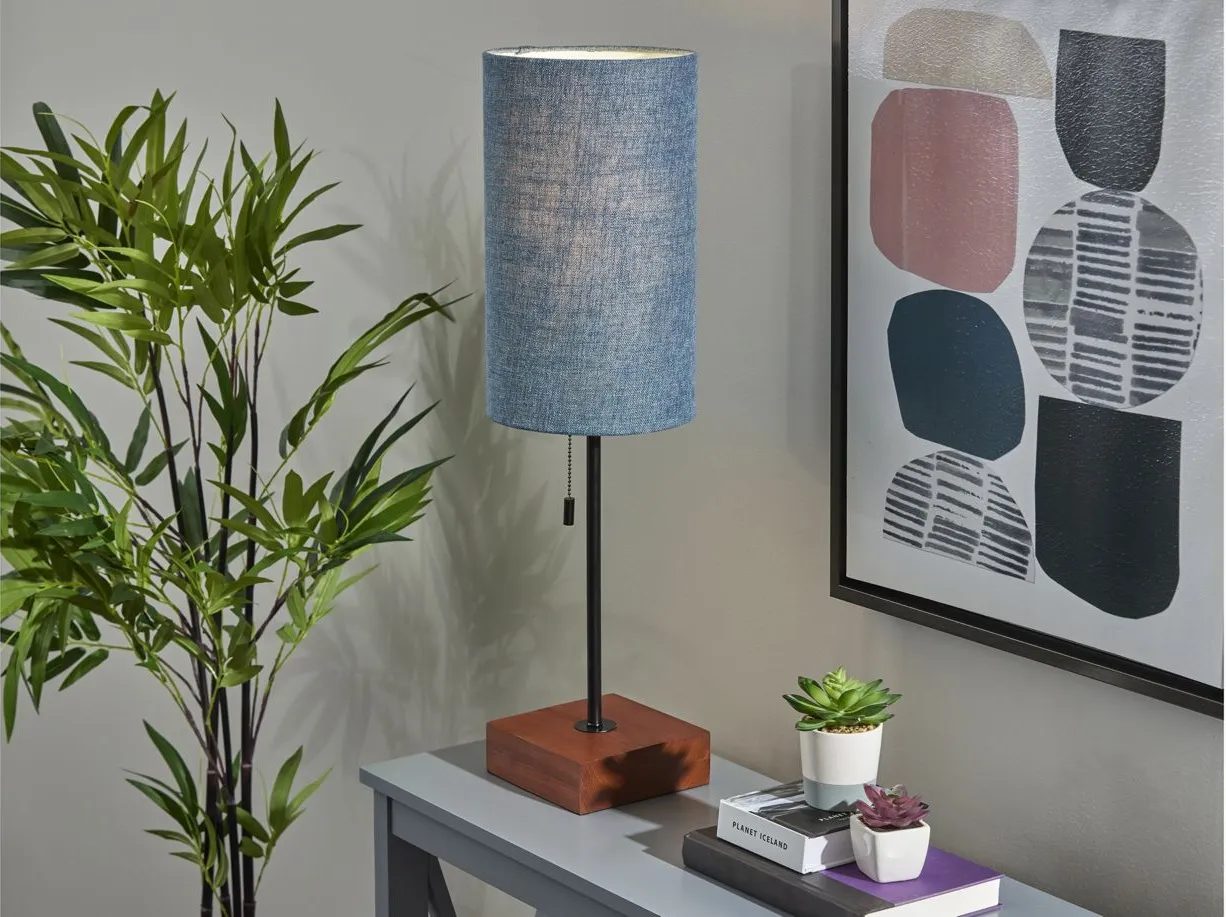 Trudy Table Lamp in Blue by Adesso Inc