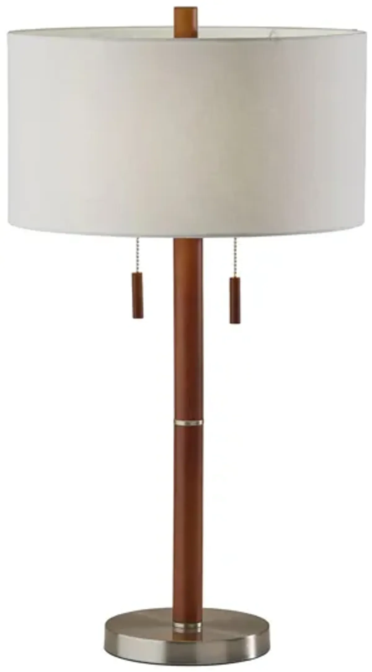 Madeline Table Lamp in Walnut by Adesso Inc