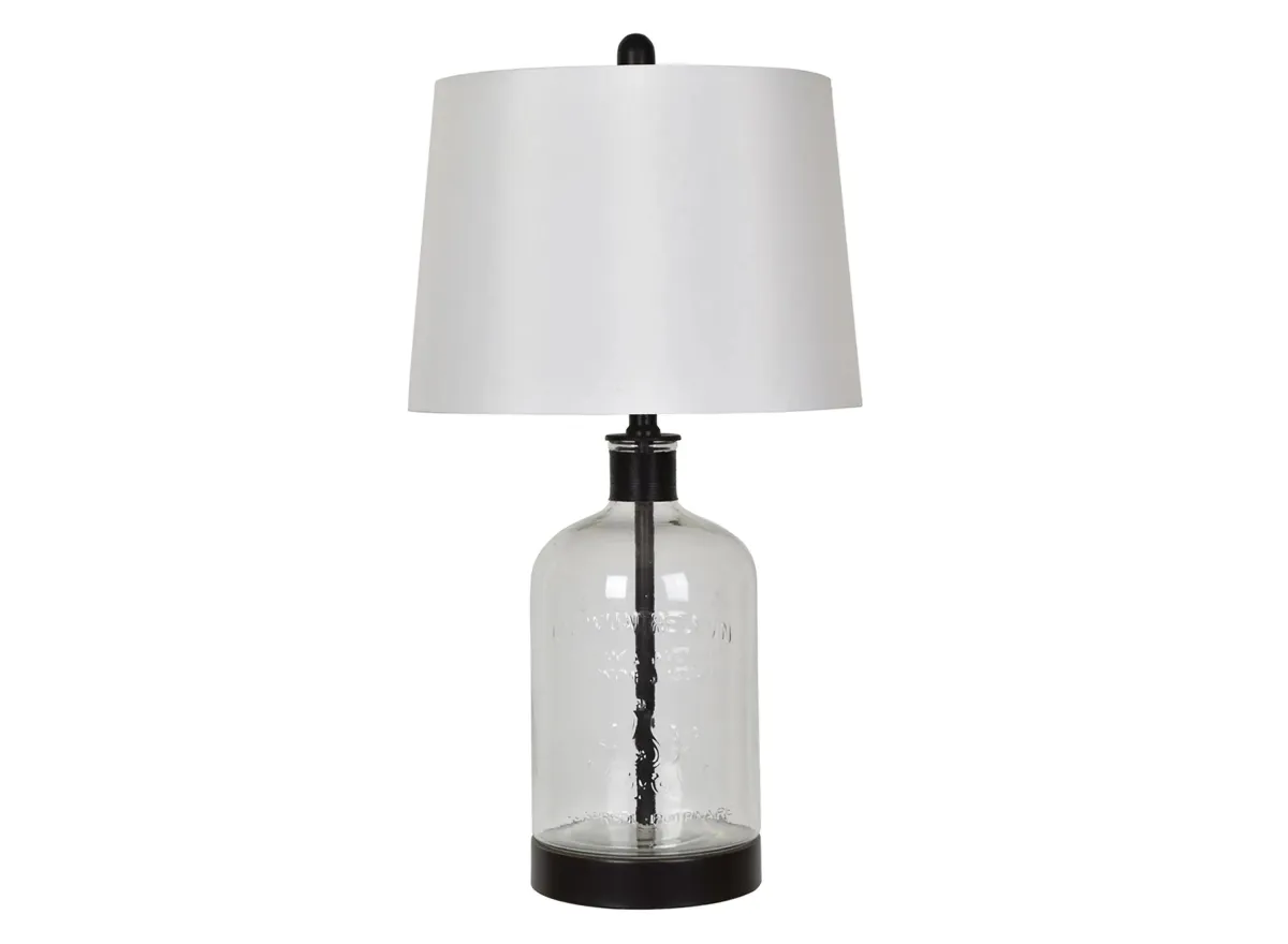 Musings Table Lamp in Clear / Bronze by Crestview Collection