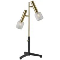 Melvin LED Table Lamp in Black by Adesso Inc
