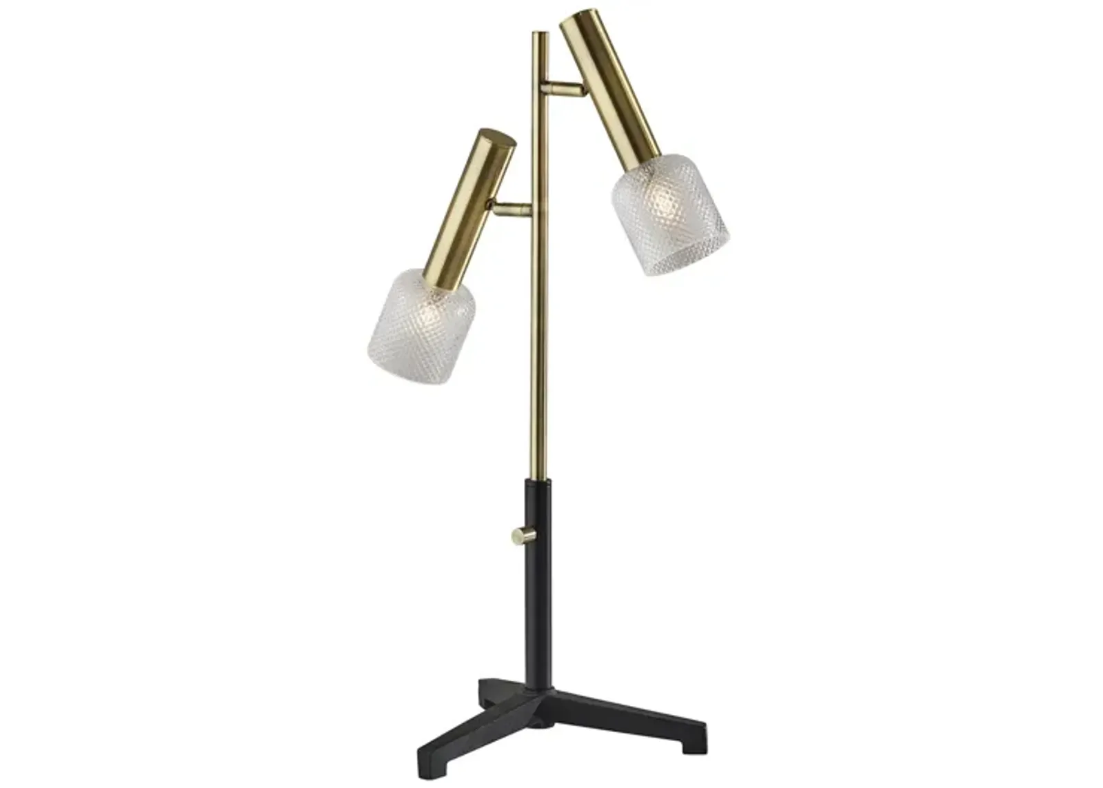 Melvin LED Table Lamp in Black by Adesso Inc