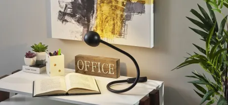 Cobra Desk Lamp in Black by Adesso Inc