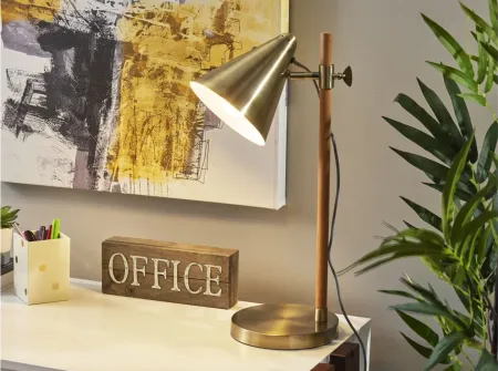 Bryn Desk Lamp in Beige by Adesso Inc