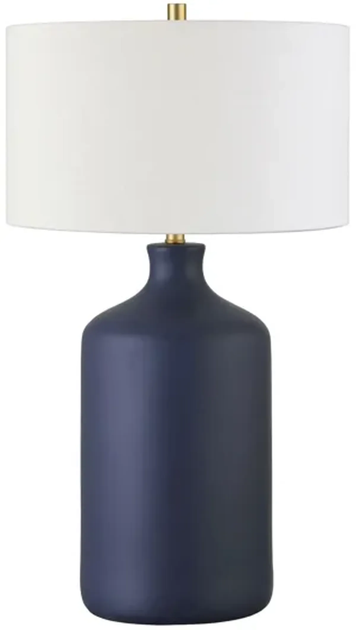 Sloane Table Lamp in Matte Navy by Hudson & Canal