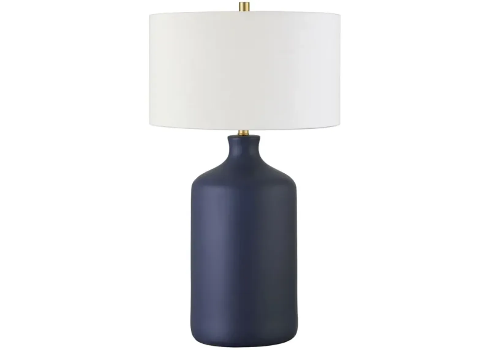 Sloane Table Lamp in Matte Navy by Hudson & Canal