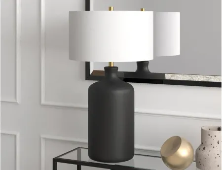 Sloane Table Lamp in Matte Black by Hudson & Canal