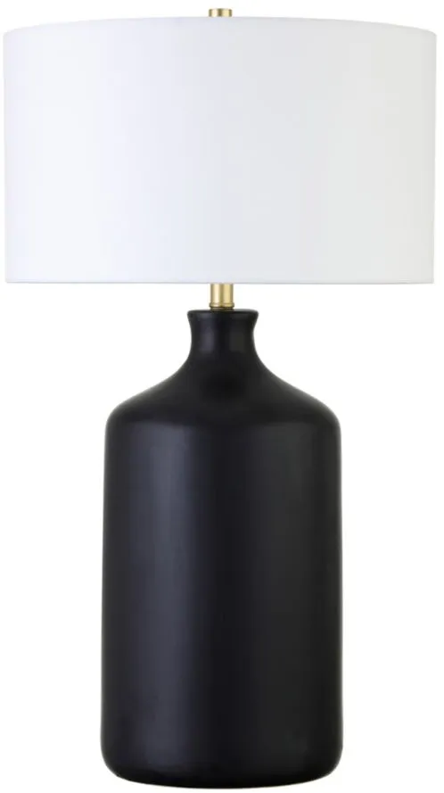 Sloane Table Lamp in Matte Black by Hudson & Canal