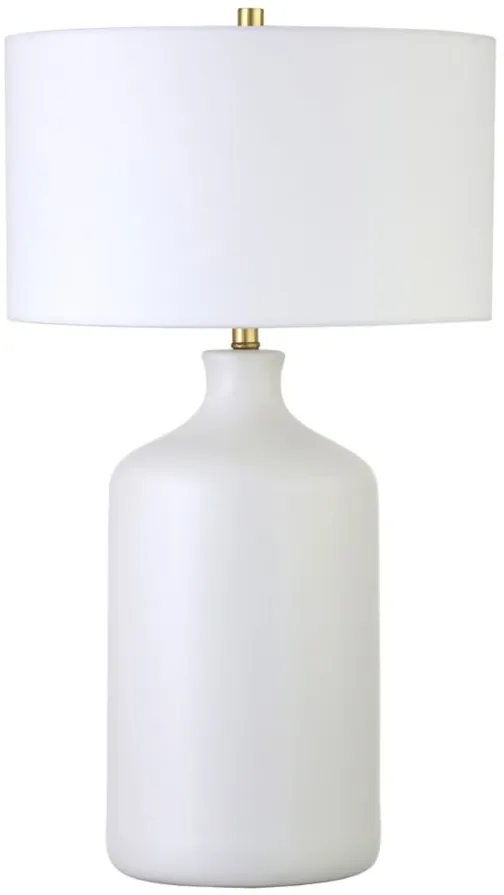 Sloane Table Lamp in Matte White by Hudson & Canal