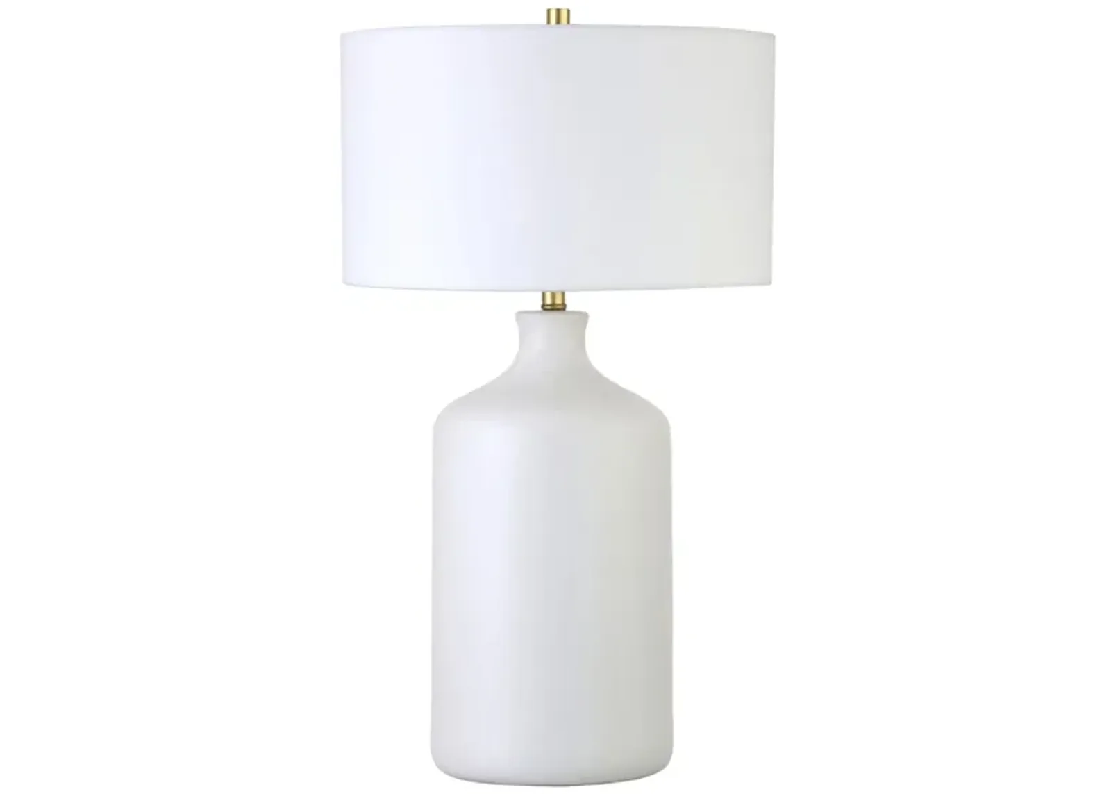 Sloane Table Lamp in Matte White by Hudson & Canal