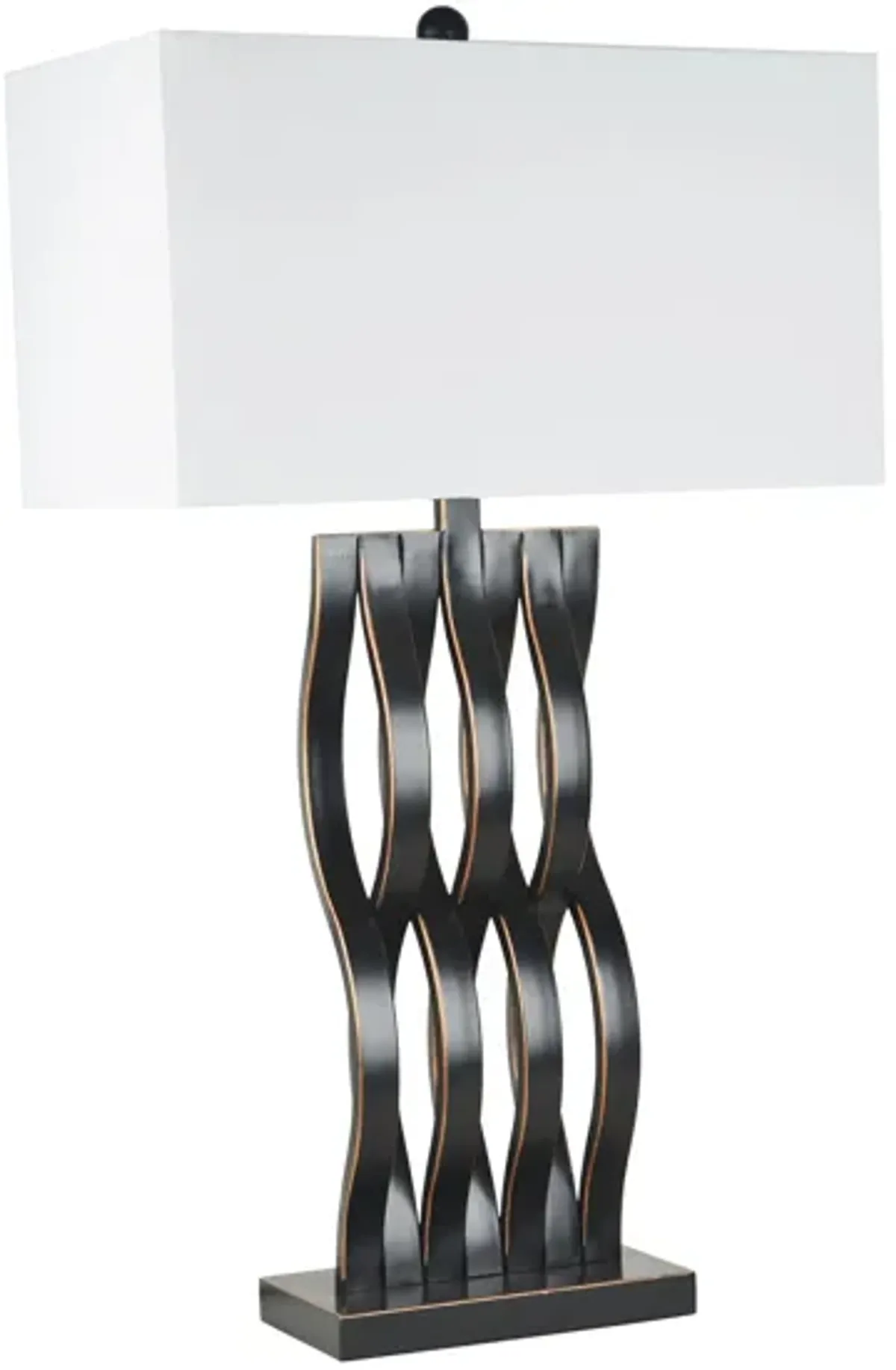 Iron Table Lamp in Oil Bronze by Simon Blake Interiors