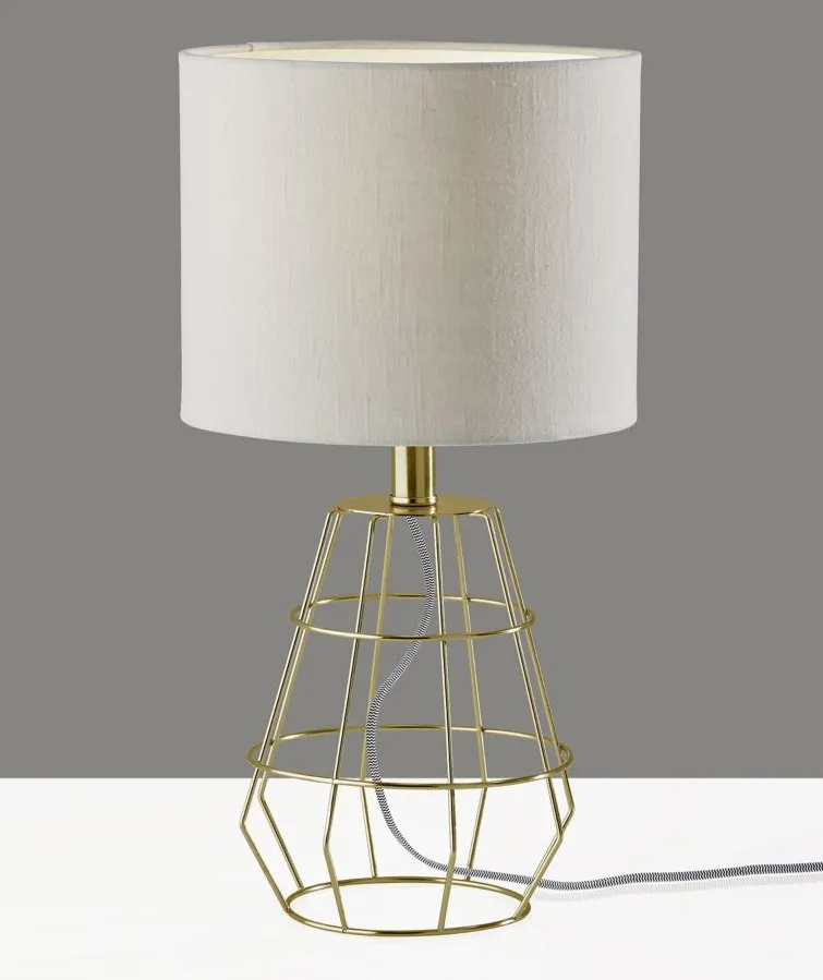 Victor Table Lamp in Antique Brass by Adesso Inc