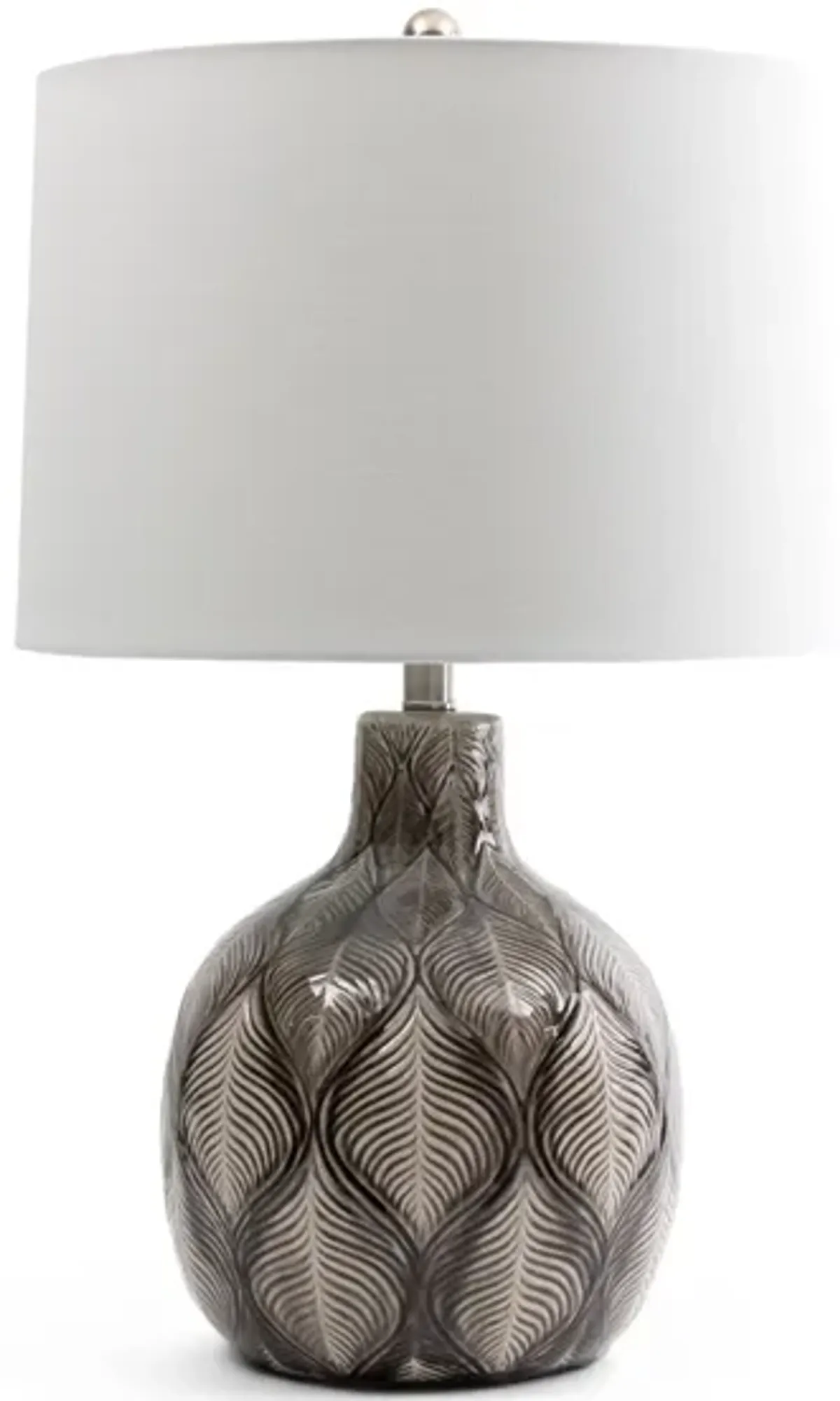 Haymitch Table Lamp in Off-white / Black by Crestview Collection