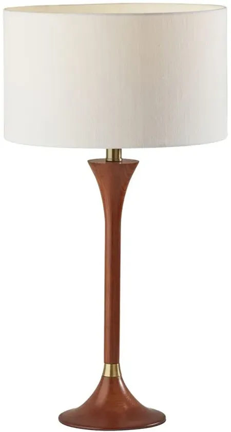 Rebecca Table Lamp in Walnut by Adesso Inc