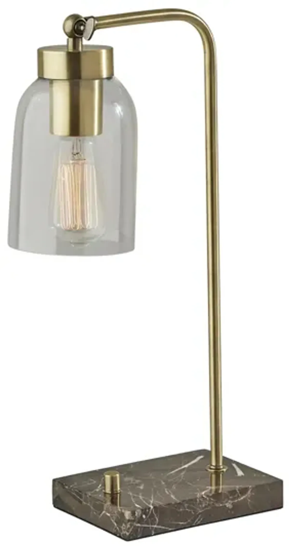 Bristol Desk Lamp in Antique Brass by Adesso Inc