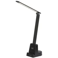 Cody Desk Lamp w/ Wireless Charger in Black by Adesso Inc