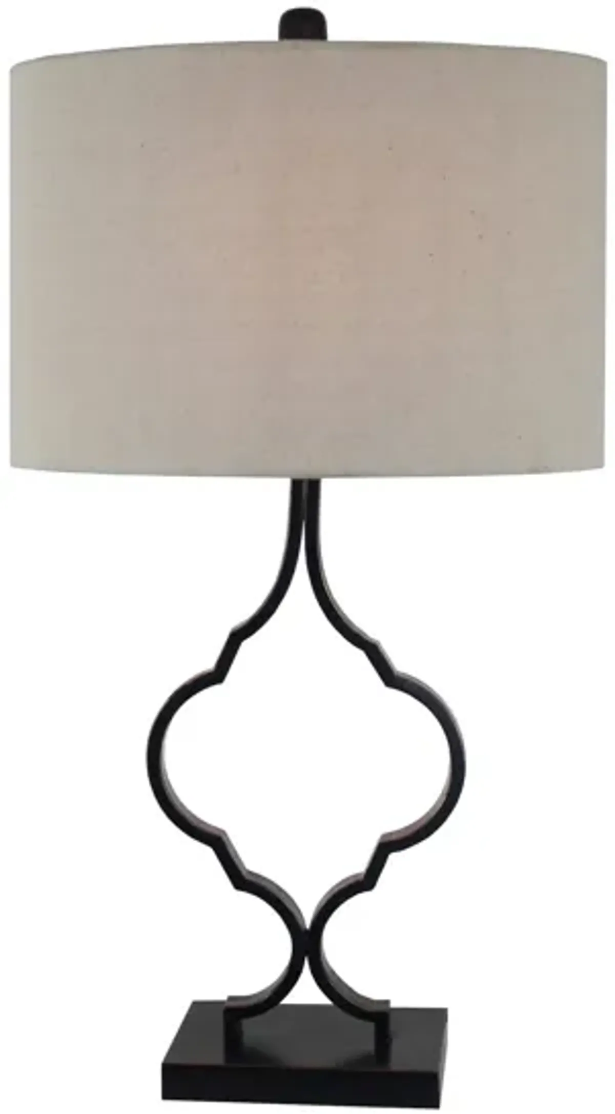 Metal Table Lamp in Bronze by L&B Home Decor Inc