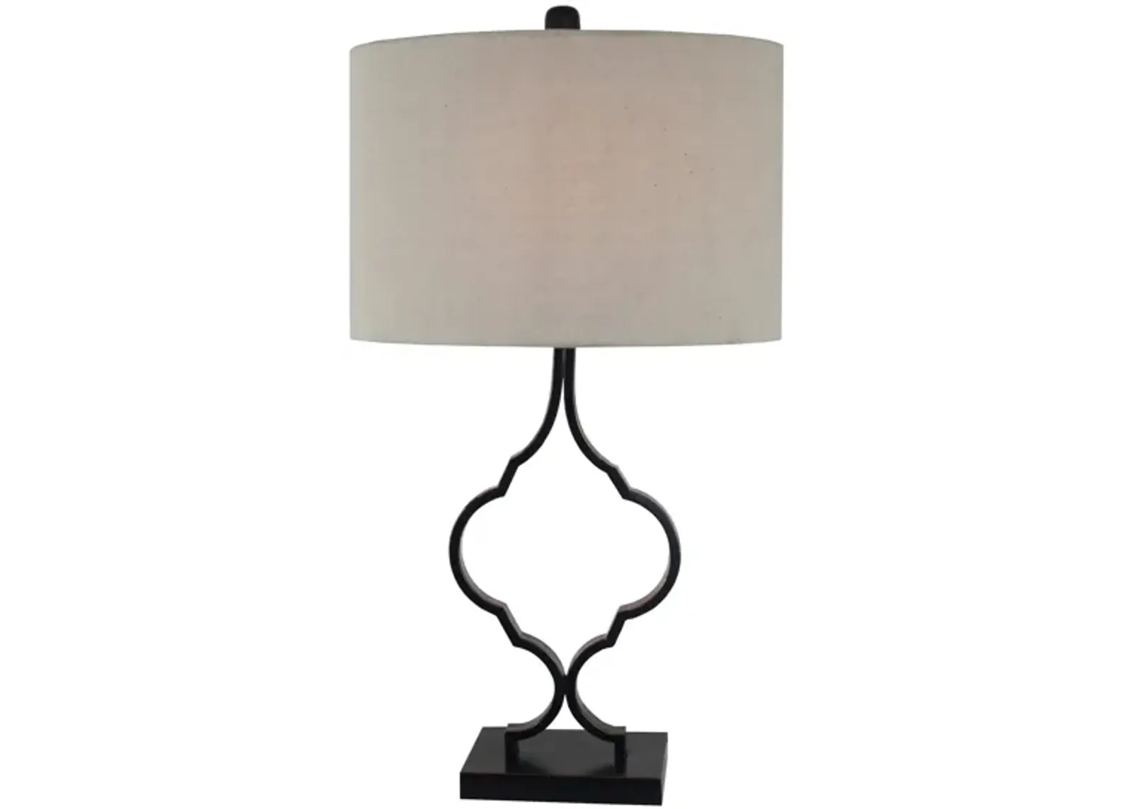 Metal Table Lamp in Bronze by L&B Home Decor Inc