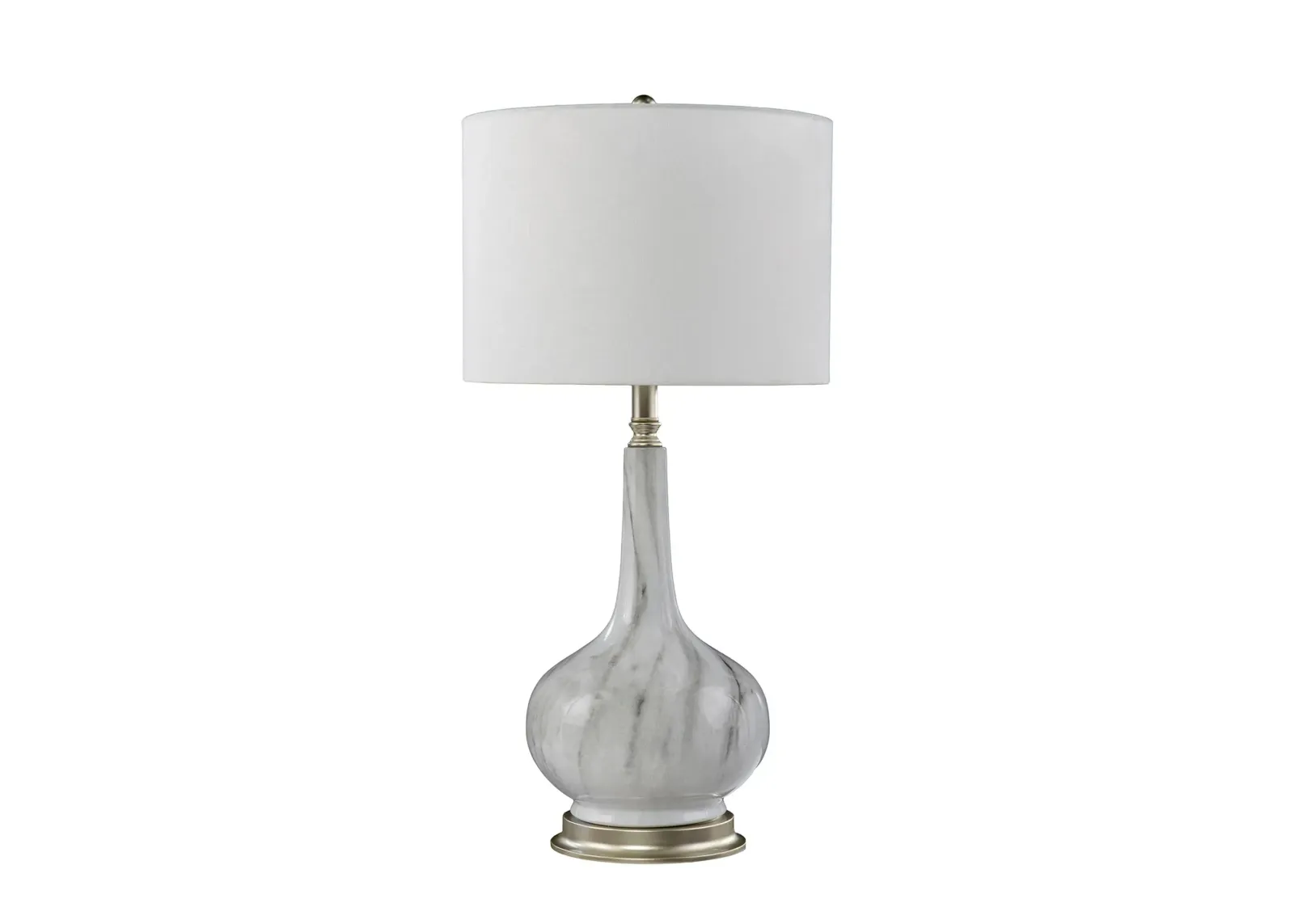 Stroud Table Lamp in White by SEI Furniture