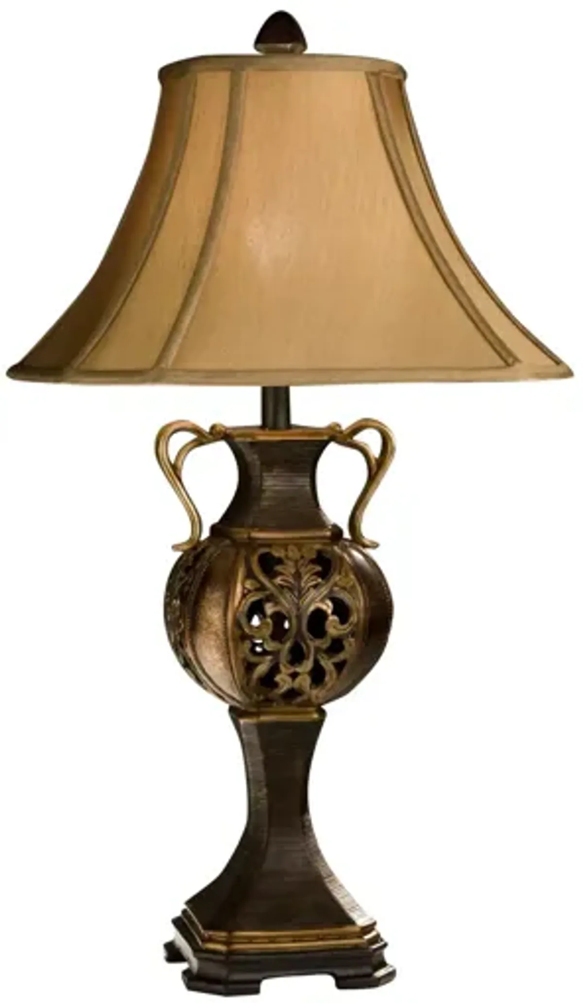 Chalice Table Lamp in Aged Warm Copper by Simon Blake Interiors