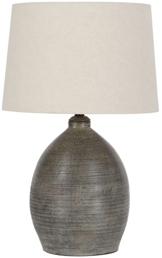 Joyelle Table Lamp in Gray by Ashley Express
