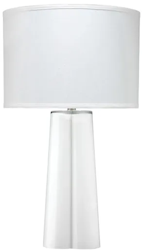 Paravicini Table Lamp in White by Jamie Young Company