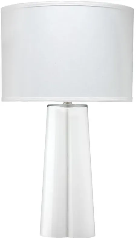 Paravicini Table Lamp in White by Jamie Young Company