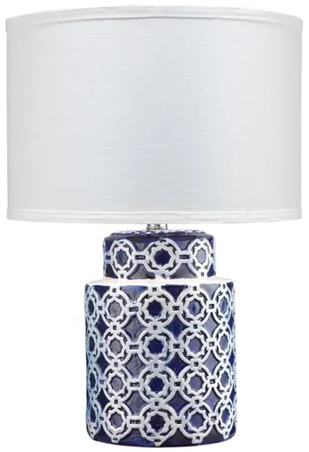 Marina Table Lamp in Blue by Jamie Young Company