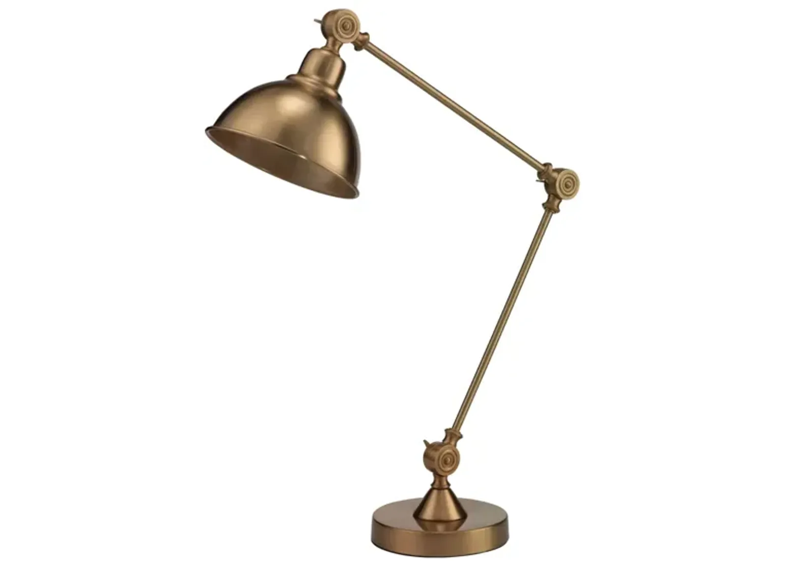 Aegean Table Lamp in Brass by Jamie Young Company