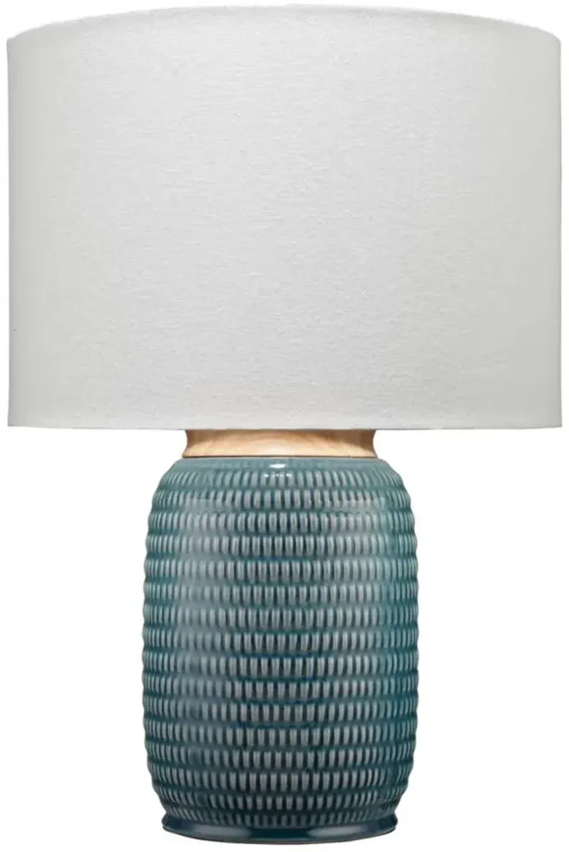 Leicester Table Lamp in Blue by Jamie Young Company