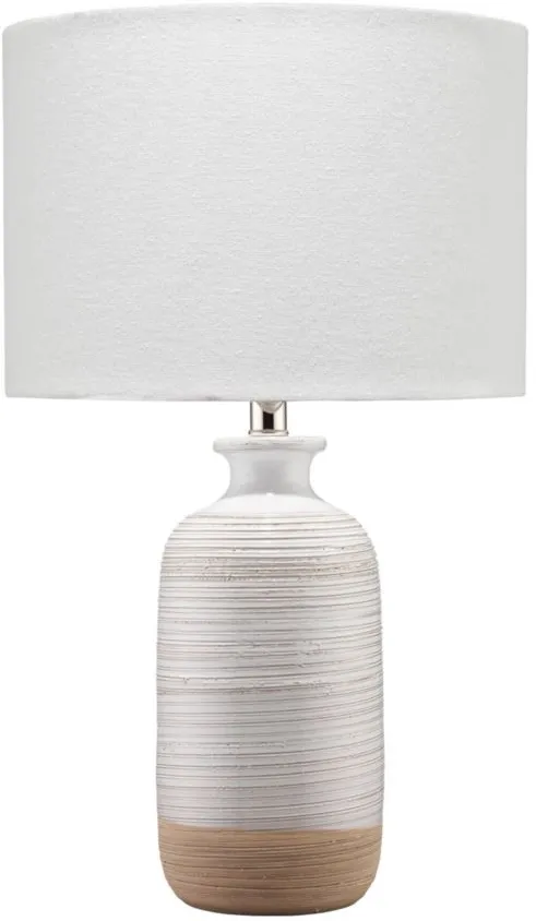 Ashwell Table Lamp in White by Jamie Young Company