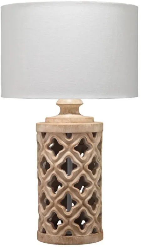 Biscay Table Lamp in Cream by Jamie Young Company